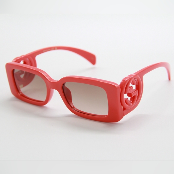 NEW GUCCI SUNGLASSES GG1325S 005 SQUARE RED WOMEN GUCCI EYEWEAR main image 14